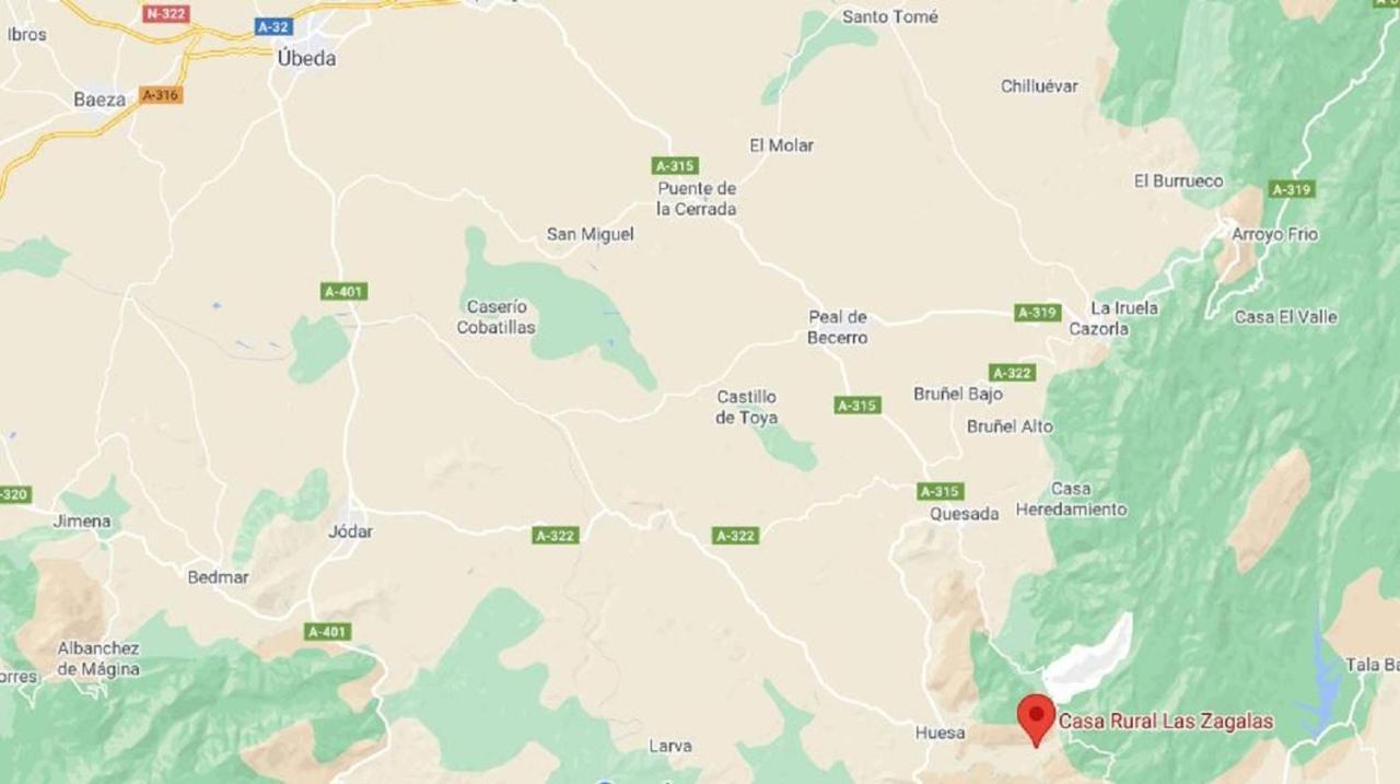 Pensjonat Las Zagalas Tiscar Zewnętrze zdjęcie
